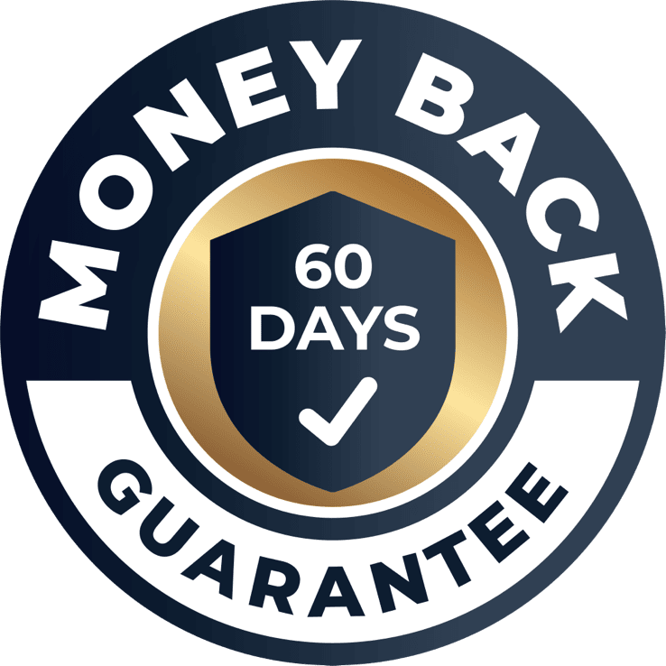 60-day money-back guarantee