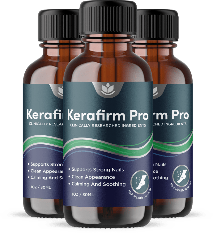 Three bottles of KeraFirm Pro